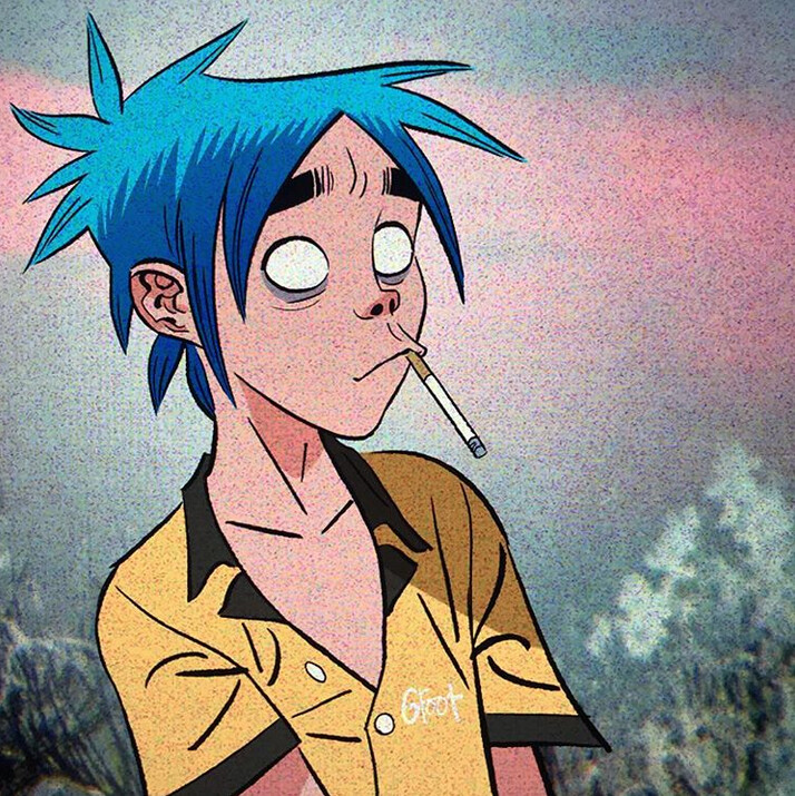 Artstation 2d Gorillaz Alfredo Baro Angulo