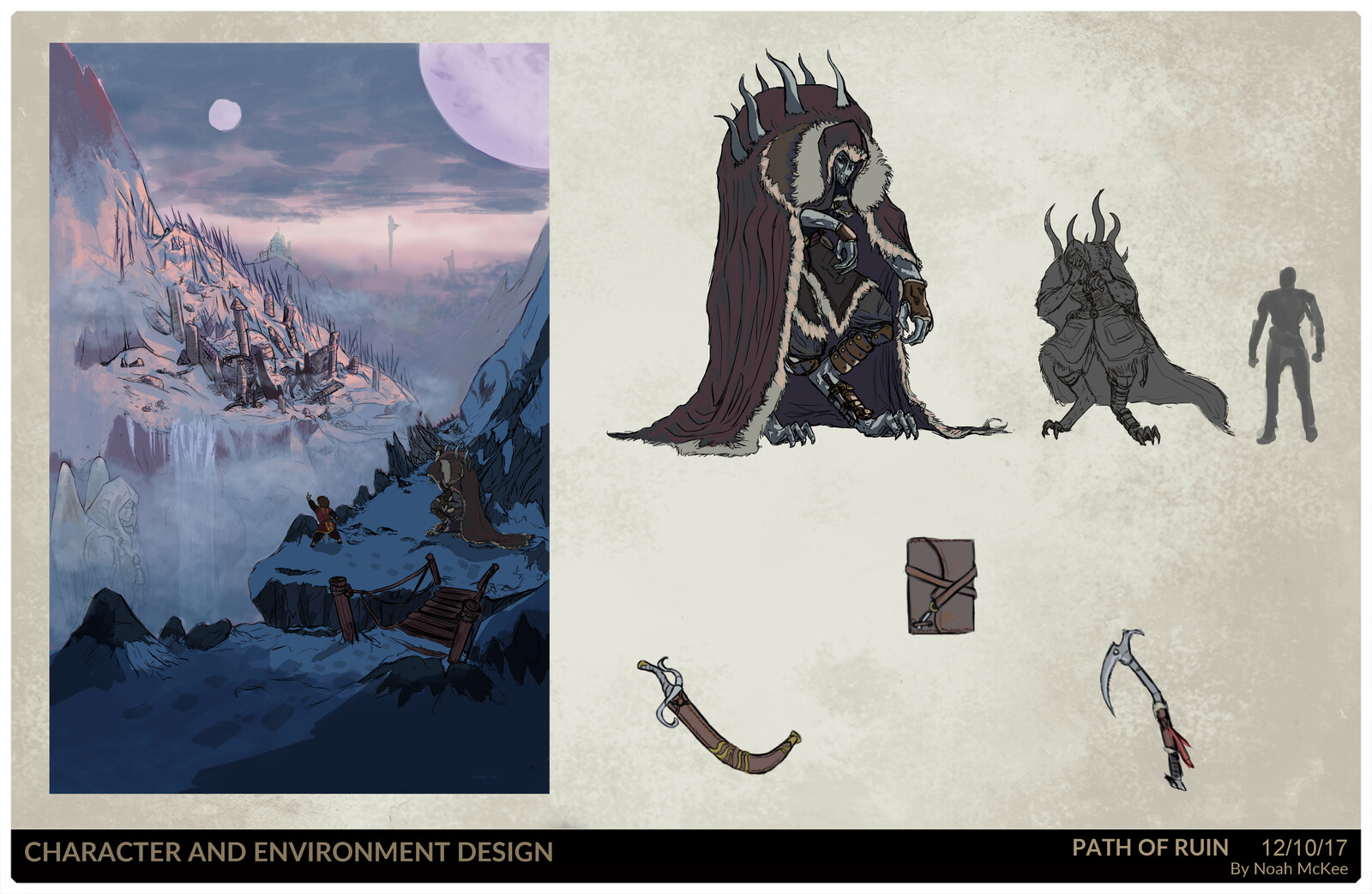 Character and Props for The Traveler