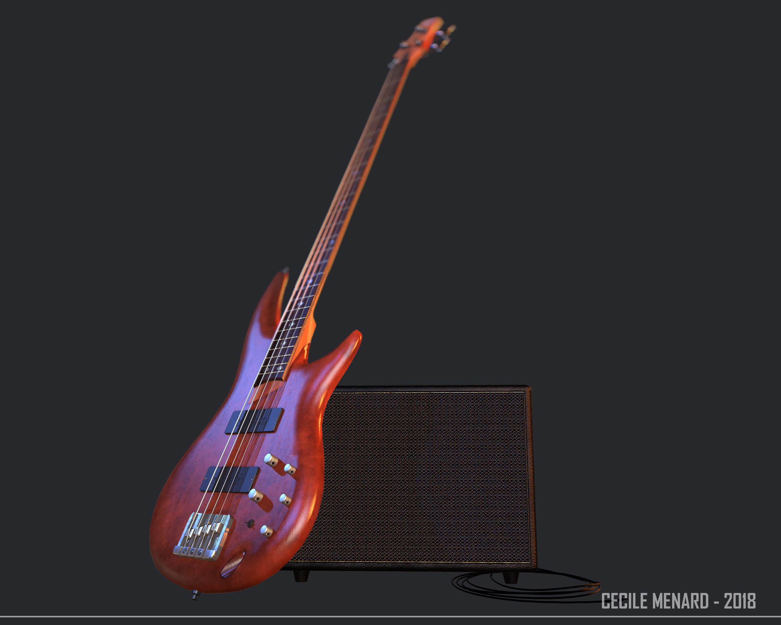 Bass guitar - 20k triangles