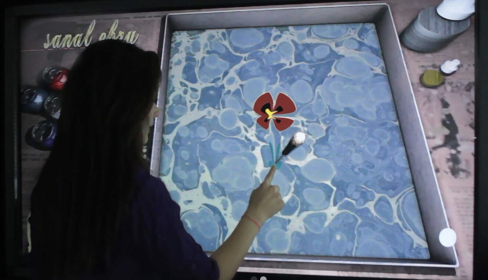 Virtual Marbling Simulation, Ottoman Archives