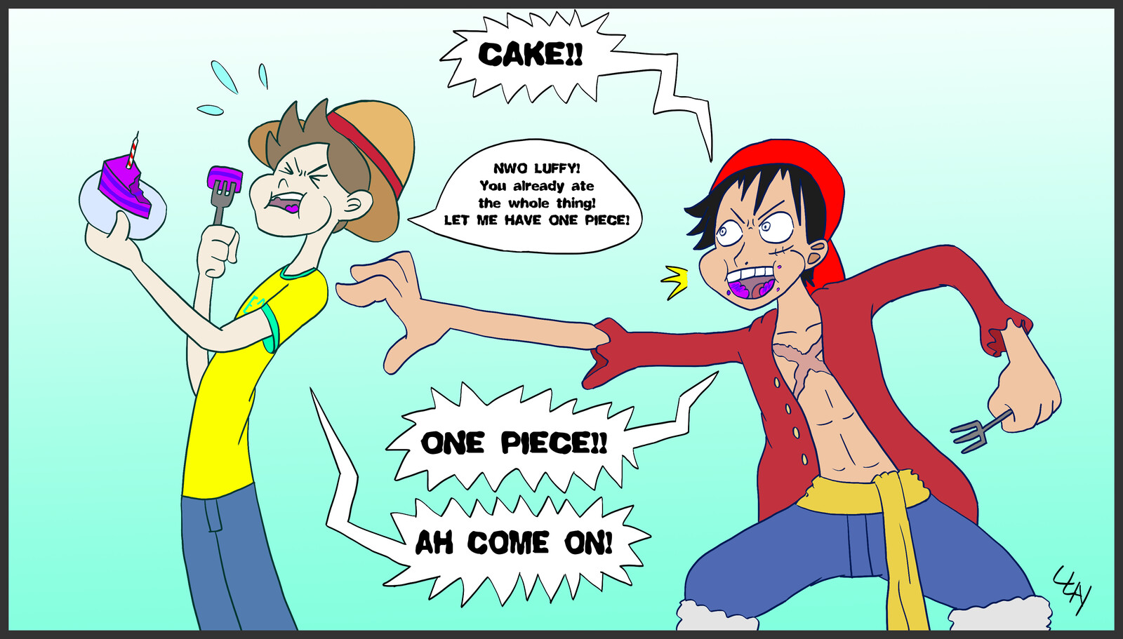 Artstation Happy Birthday Luffy And Will Colin Will Clayton