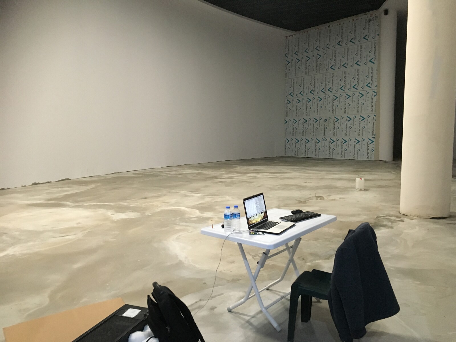 Before installation, Museum for Biodiversity and Agriculture