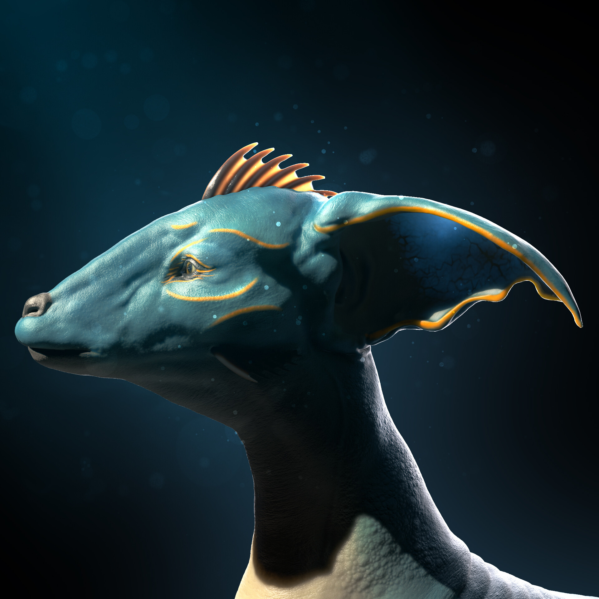 Artstation Amphibian Creature Concept Uzay Caliskan