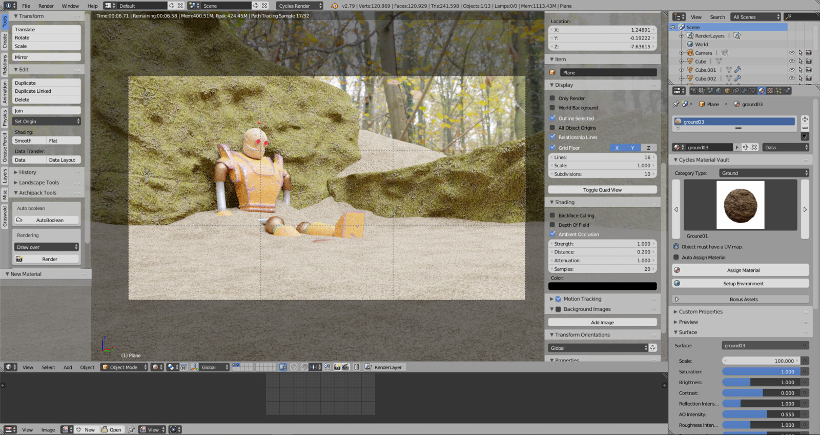 Adjusting lighting
