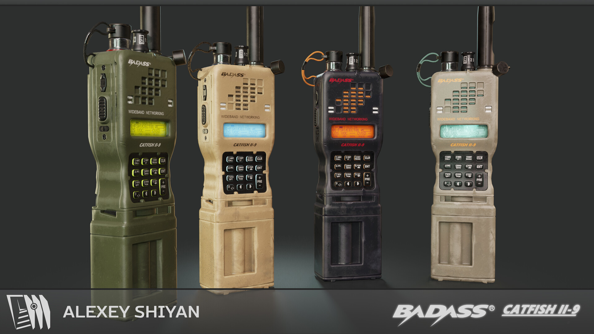 Alexey Shiyan BADASS® "CATFISH II9" military portable radio