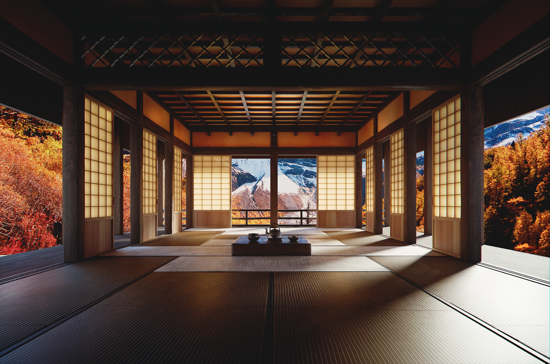 ArtStation Japanese Medieval Architecture, Sandu Buzgan