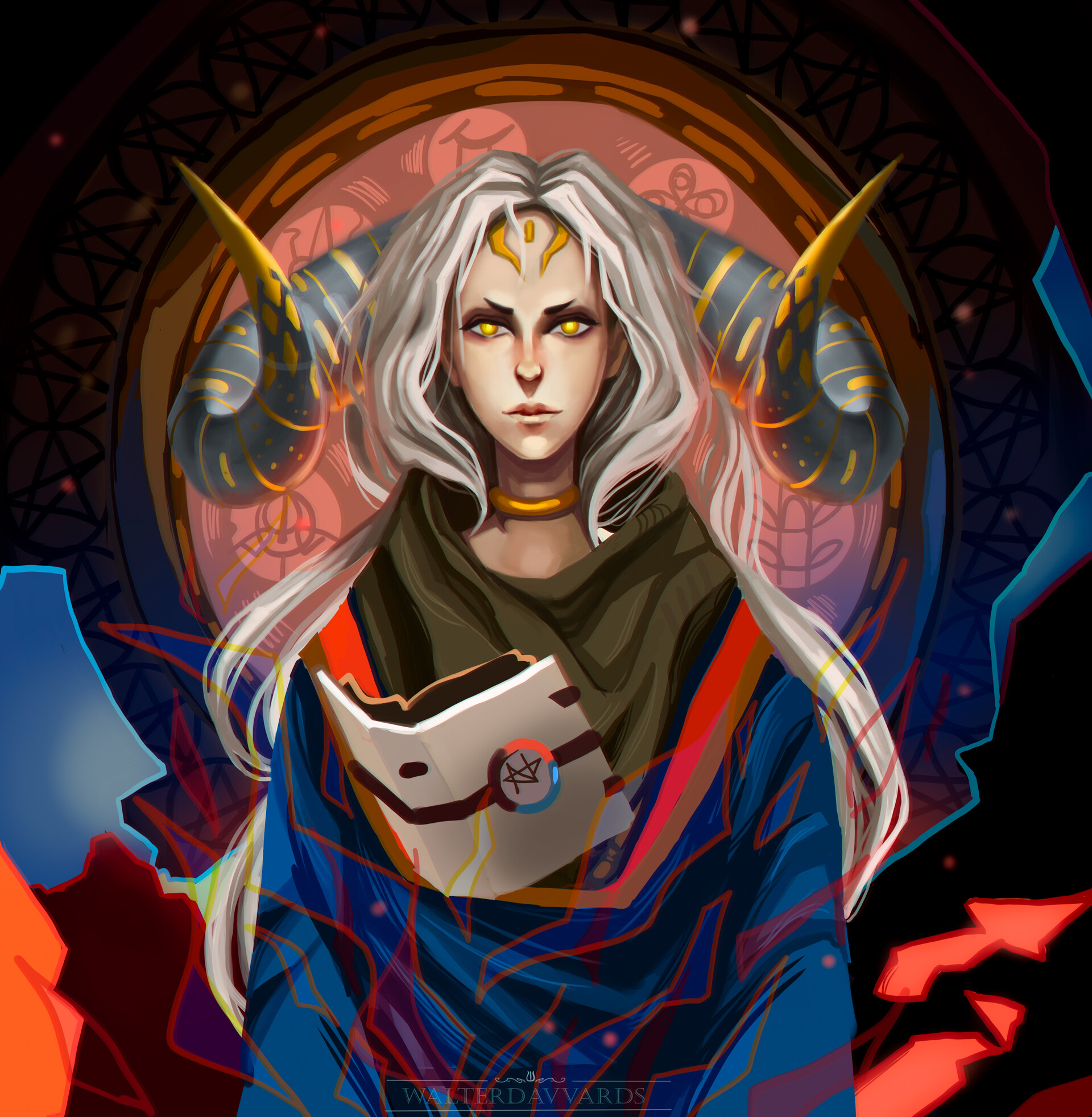 Walter Davvards My Oc In Style Of The Game Pyre