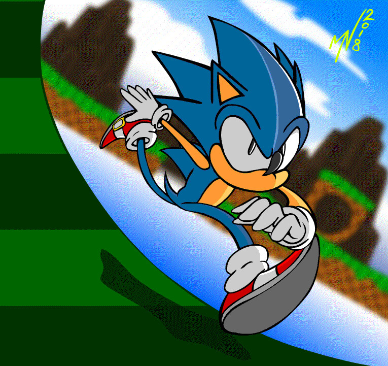 ArtStation - Sonic Running Animation