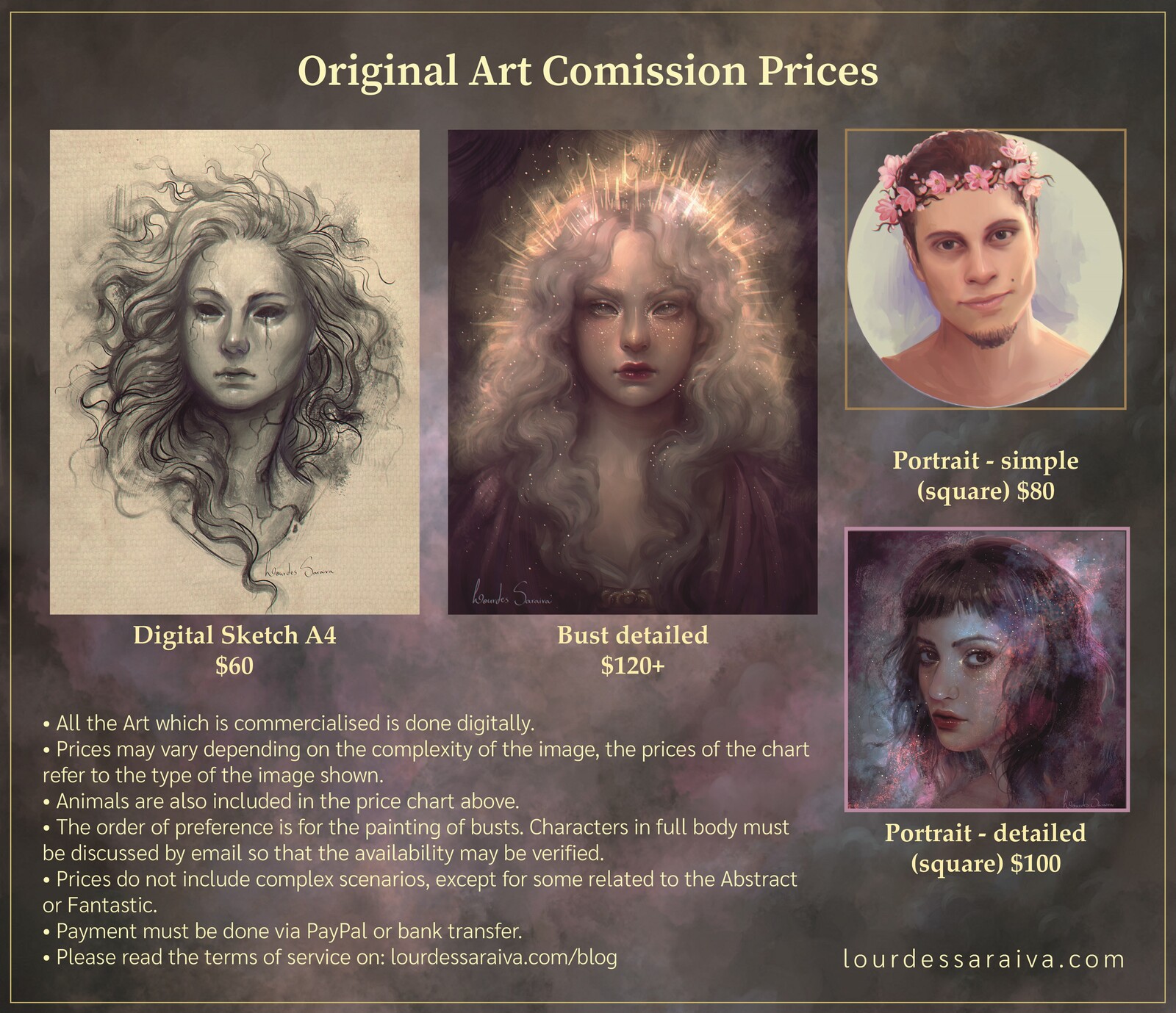  Original Art Comission Prices - Tabela de Preços para Arte Original (EN/PT-BR)