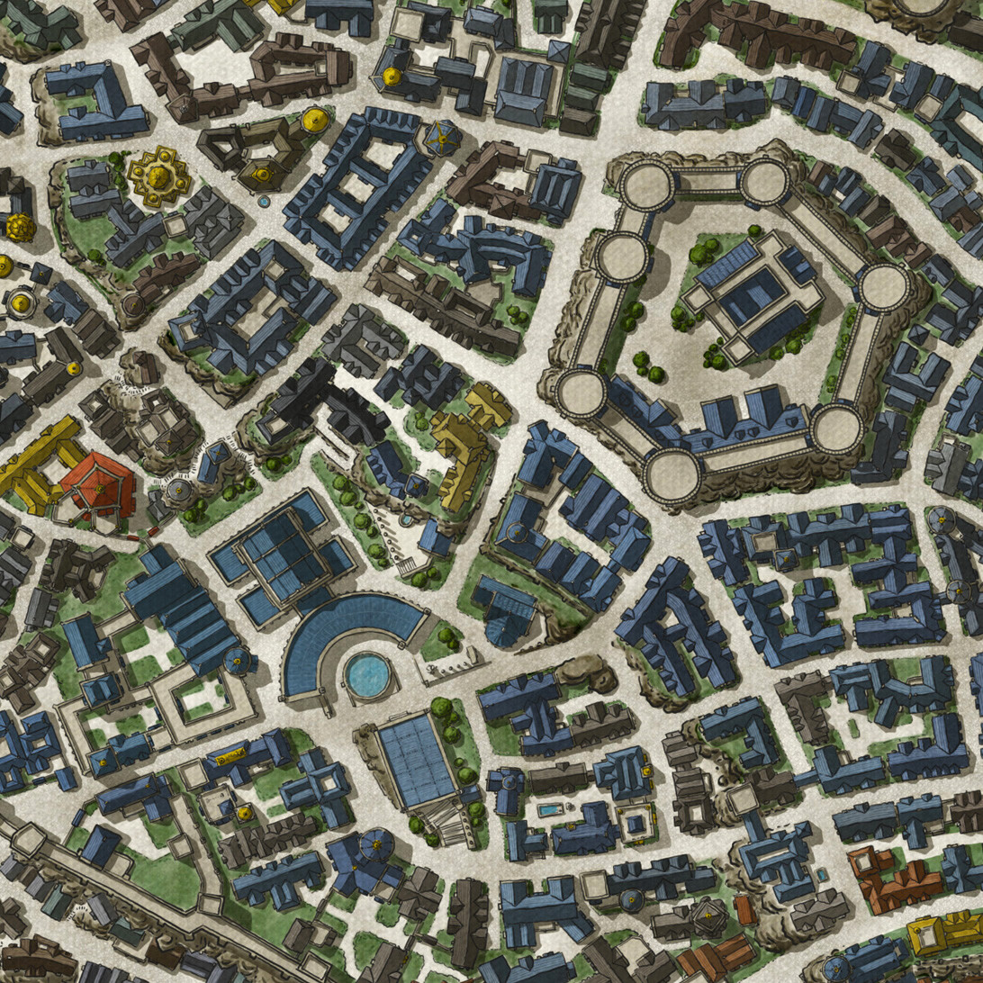 John Stevenson Baldur's Gate city map