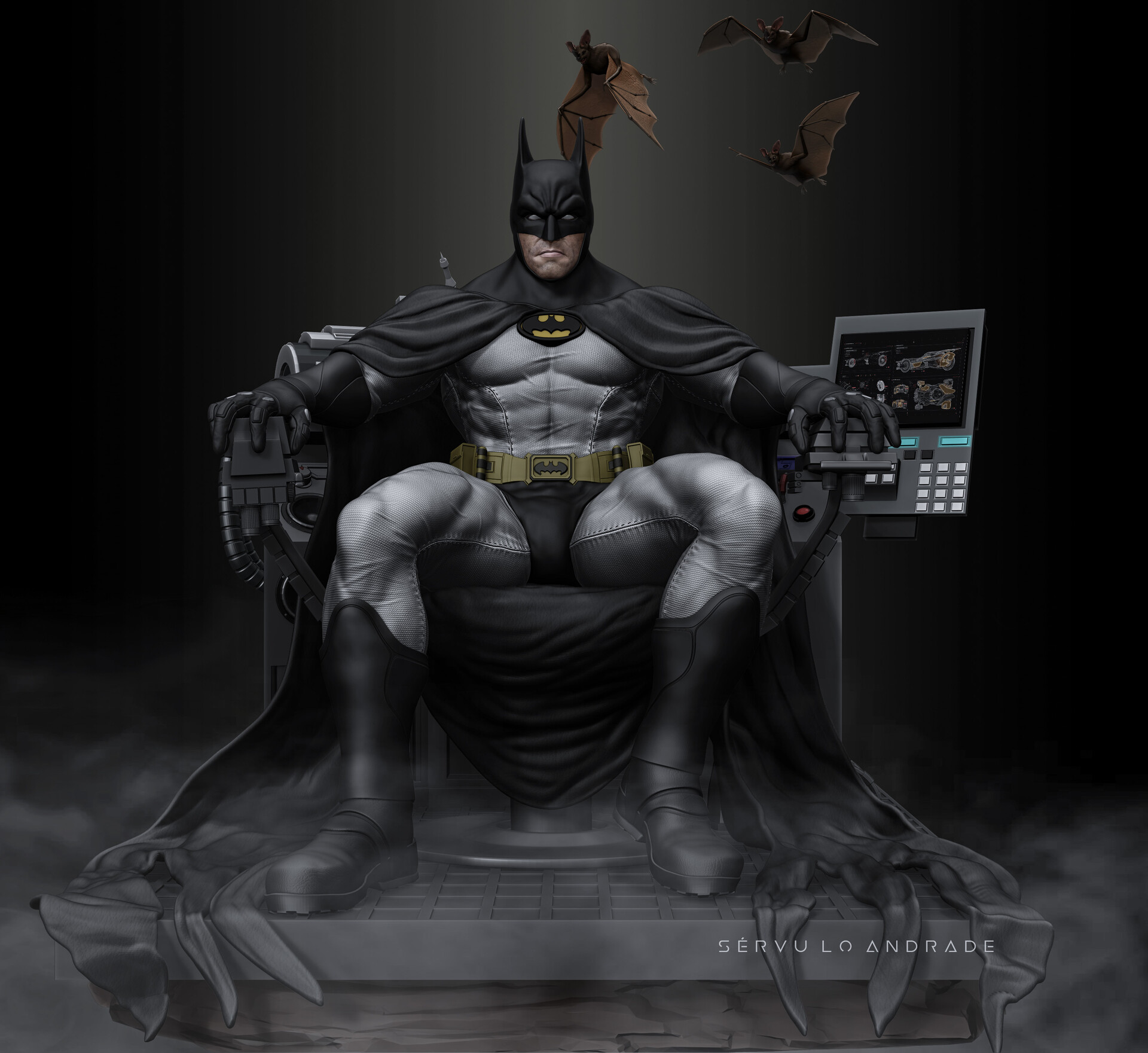 ArtStation - Batman 3D printing for collectibles