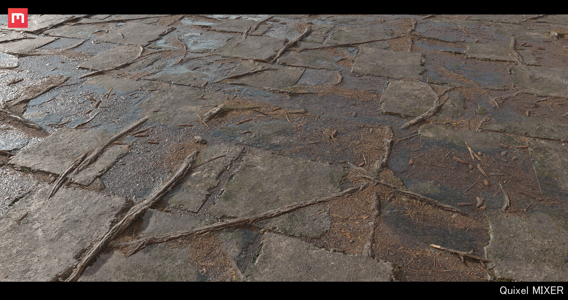 Michal Moska - Quixel Mixer - Stone Floor