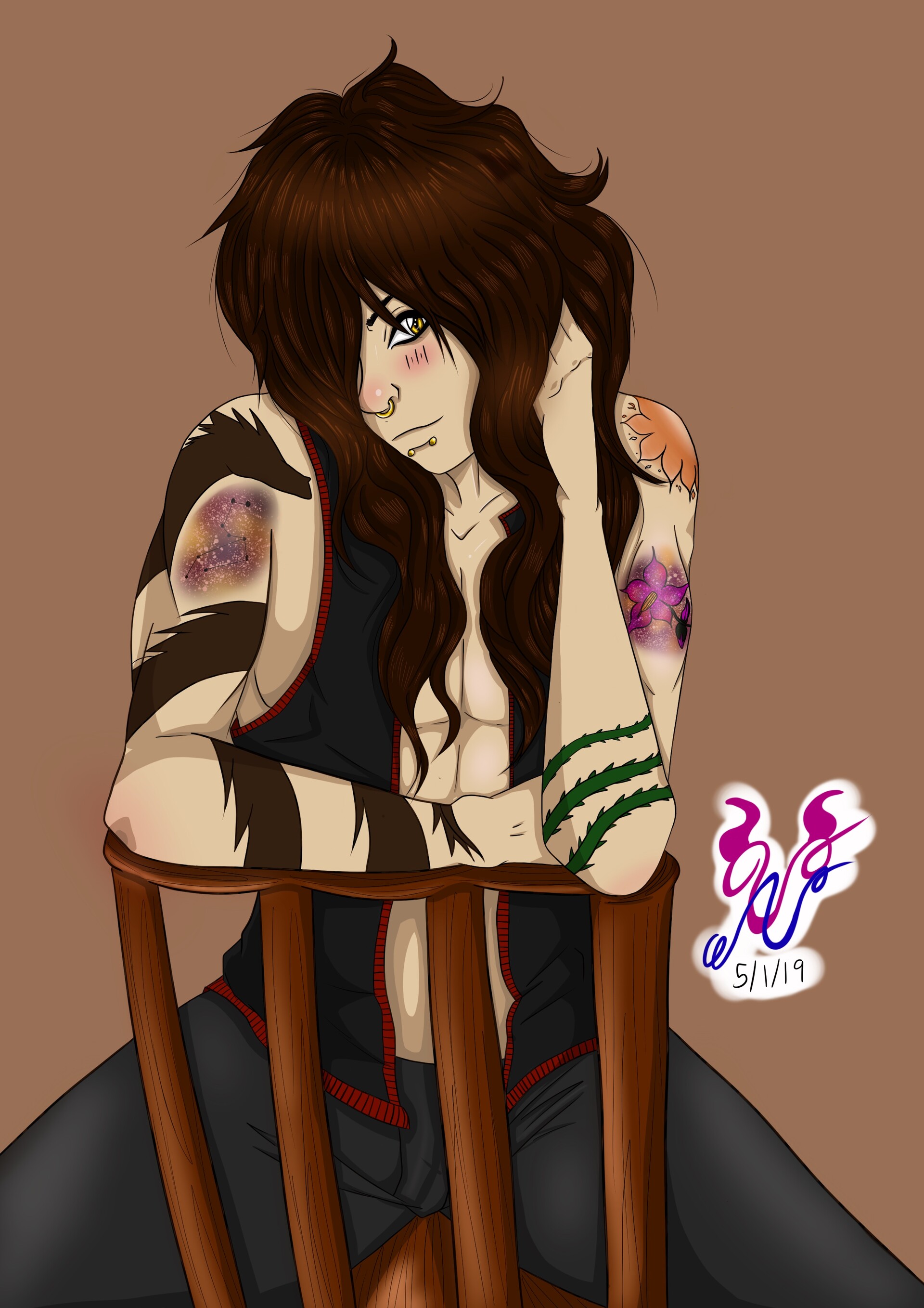 Damien Nightshade The Villainous Vampire Velvet Nightshade - Damien