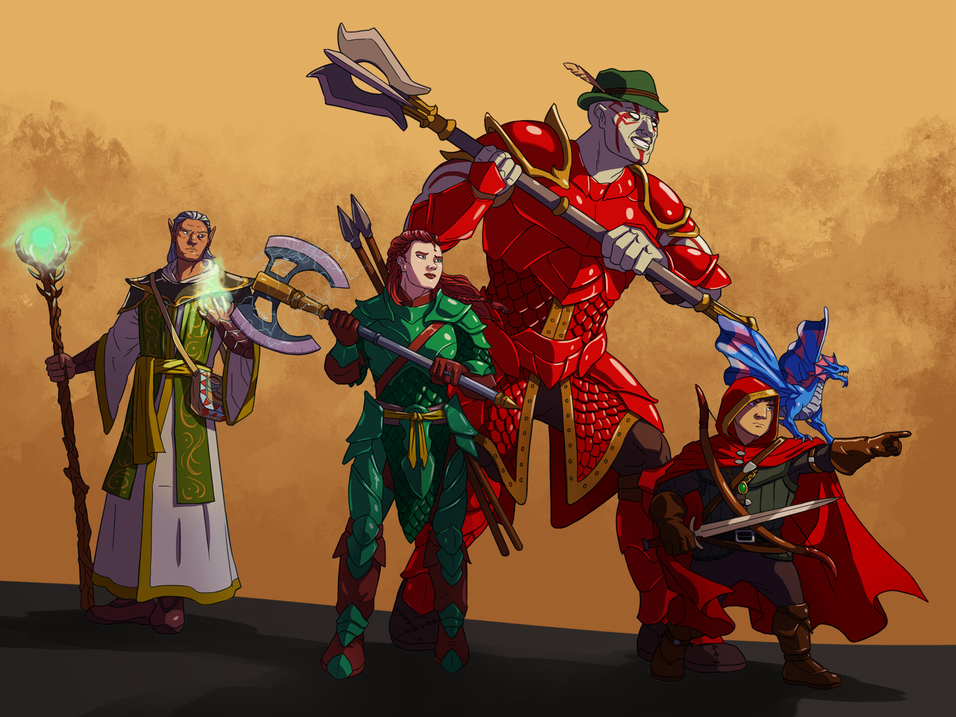 ArtStation DnD Party