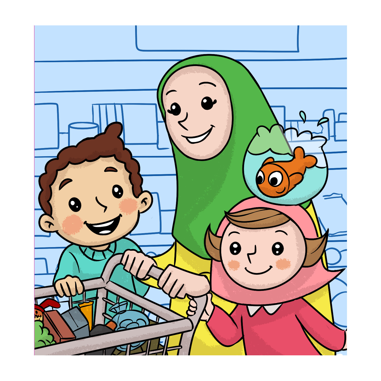 Muhammad Rizal Children Book Nabil Dan Naura Saat Aku Tersesat