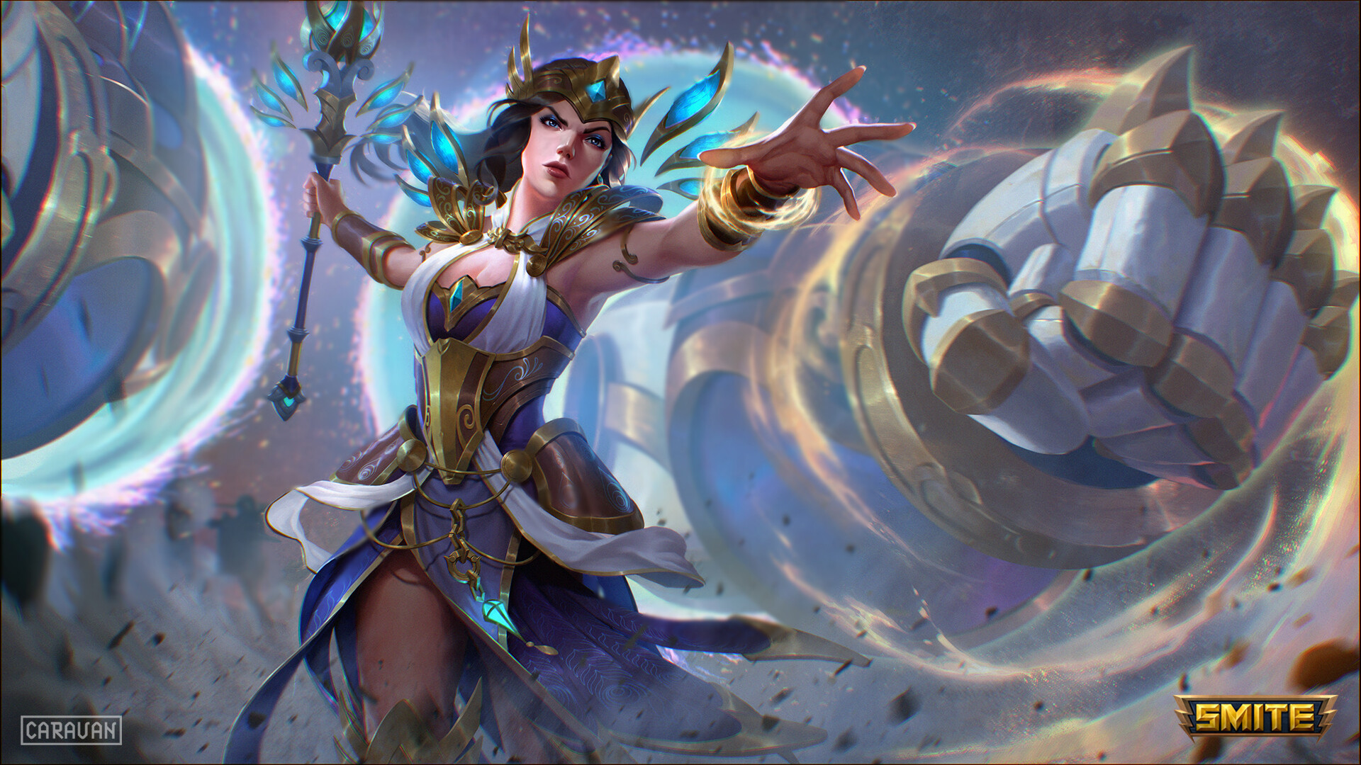 Artstation Smite Battle Queen Hera Caravan Battle queen hera a splash art for smite. artstation smite battle queen hera