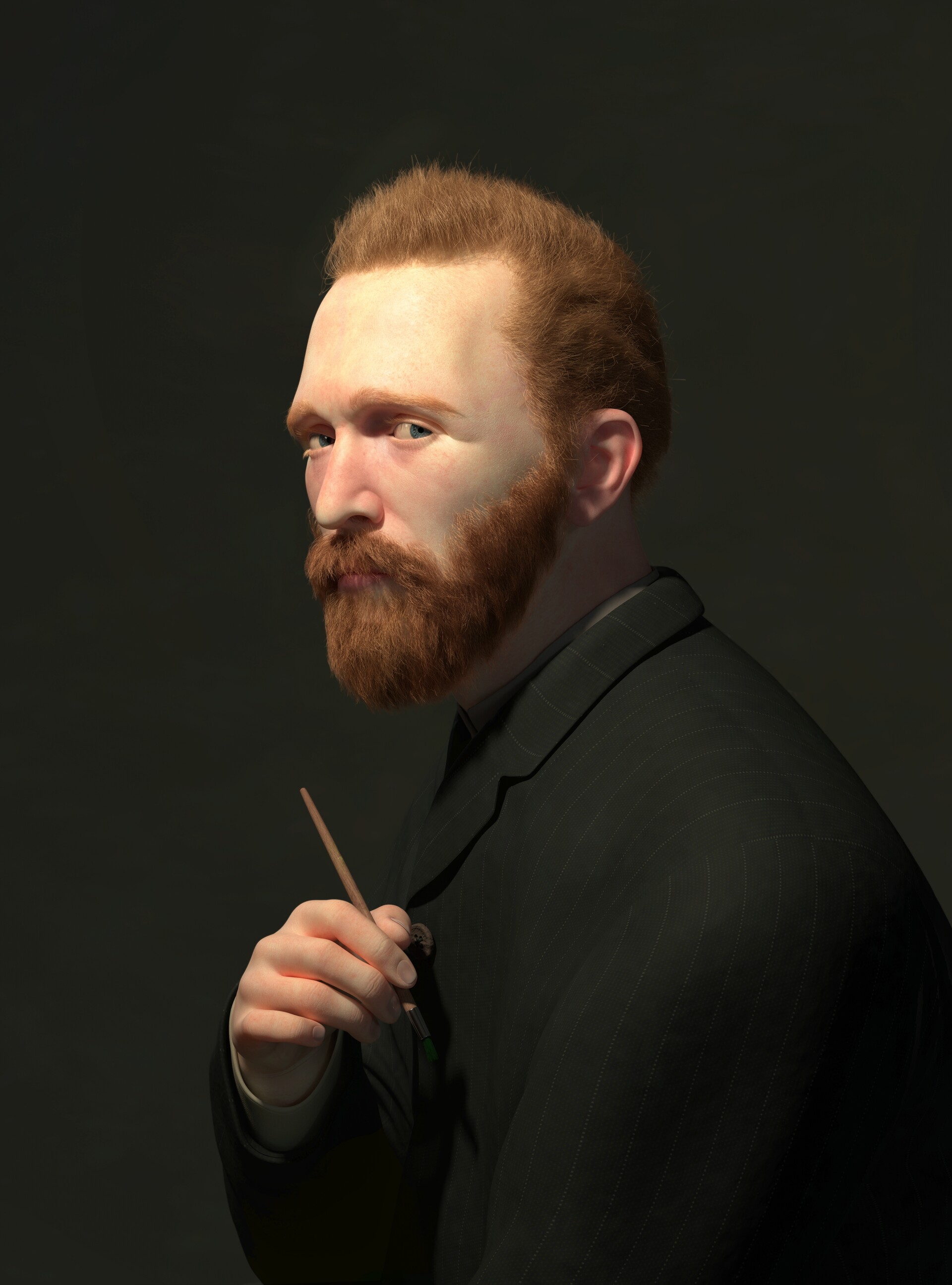 ArtStation Portrait of Vincent van Gogh