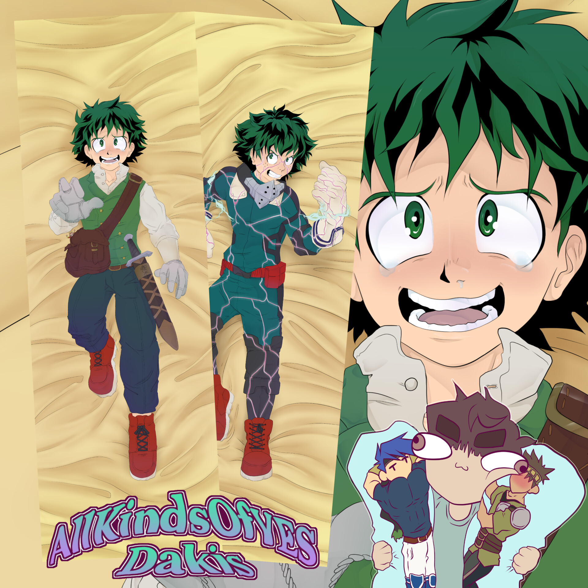 ArtStation Deku Dakimakura