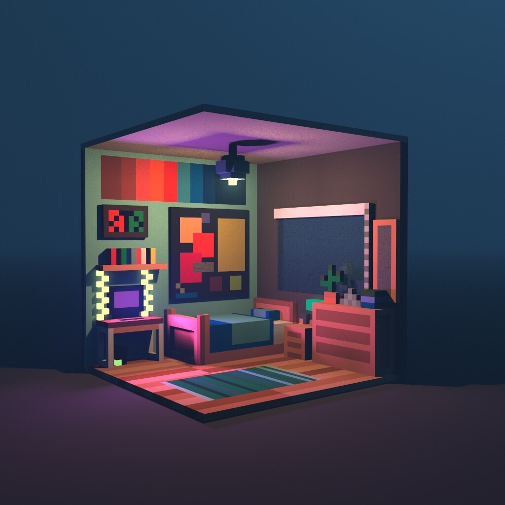 Artstation Cornertile Room Anne Marie Canty