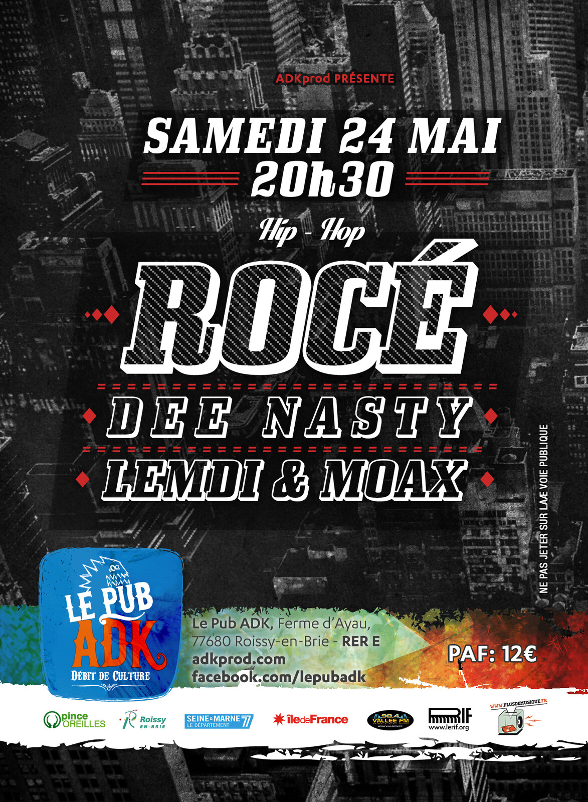 FLYER CONCERT - PUB ADK
