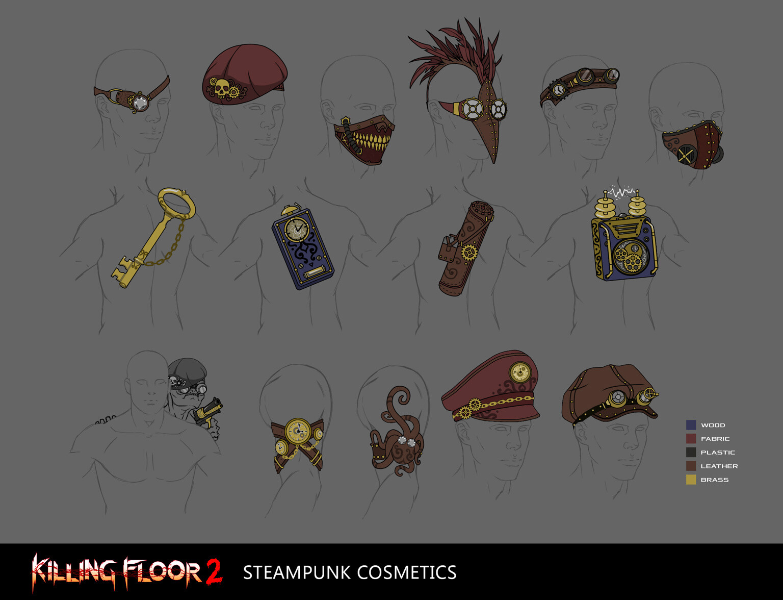 Artstation Killing Floor 2 Back Kickin Brass Summer Update Louice Adler
