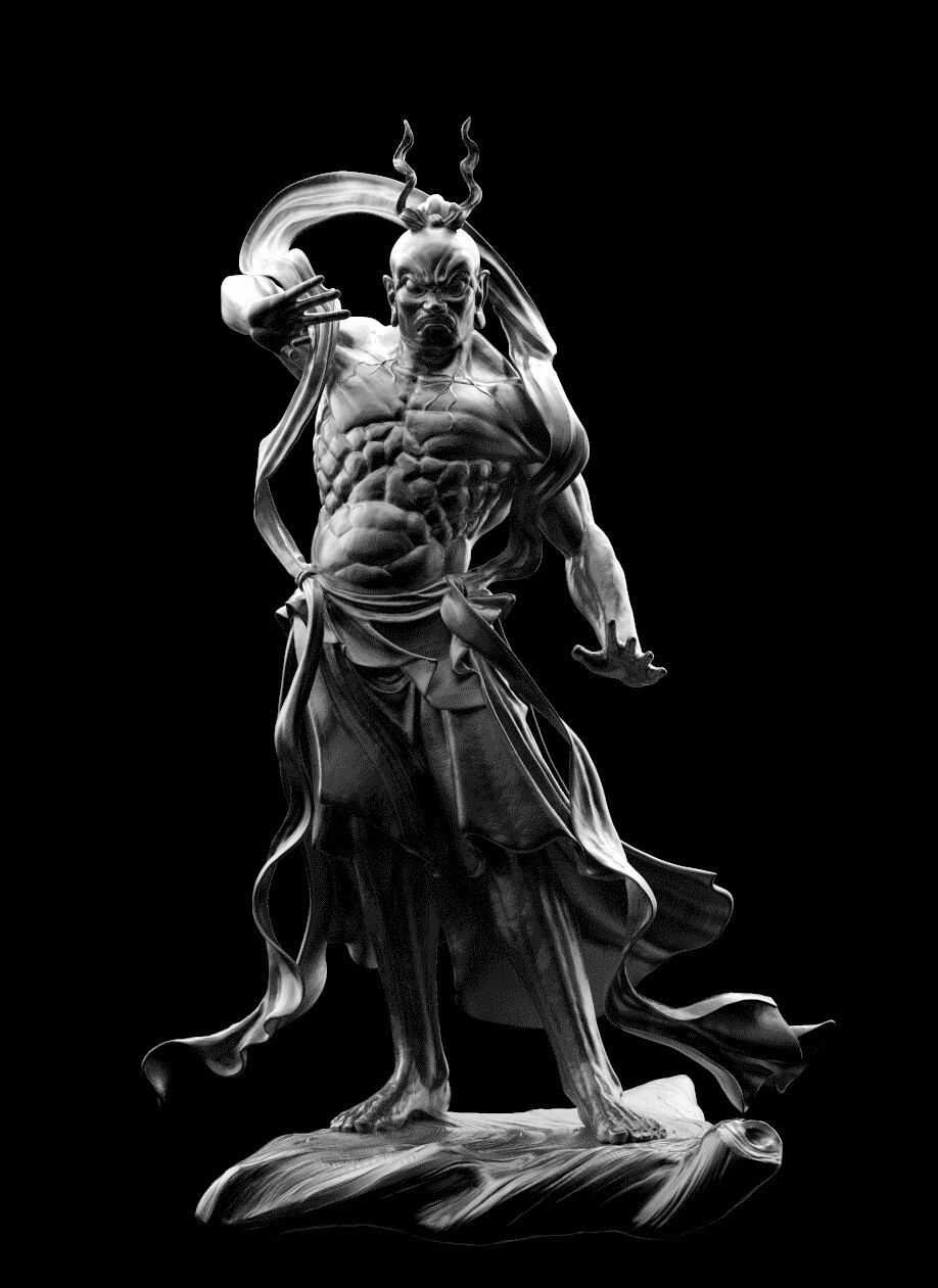 ArtStation - 金剛力士像 KongoRikishiStatue