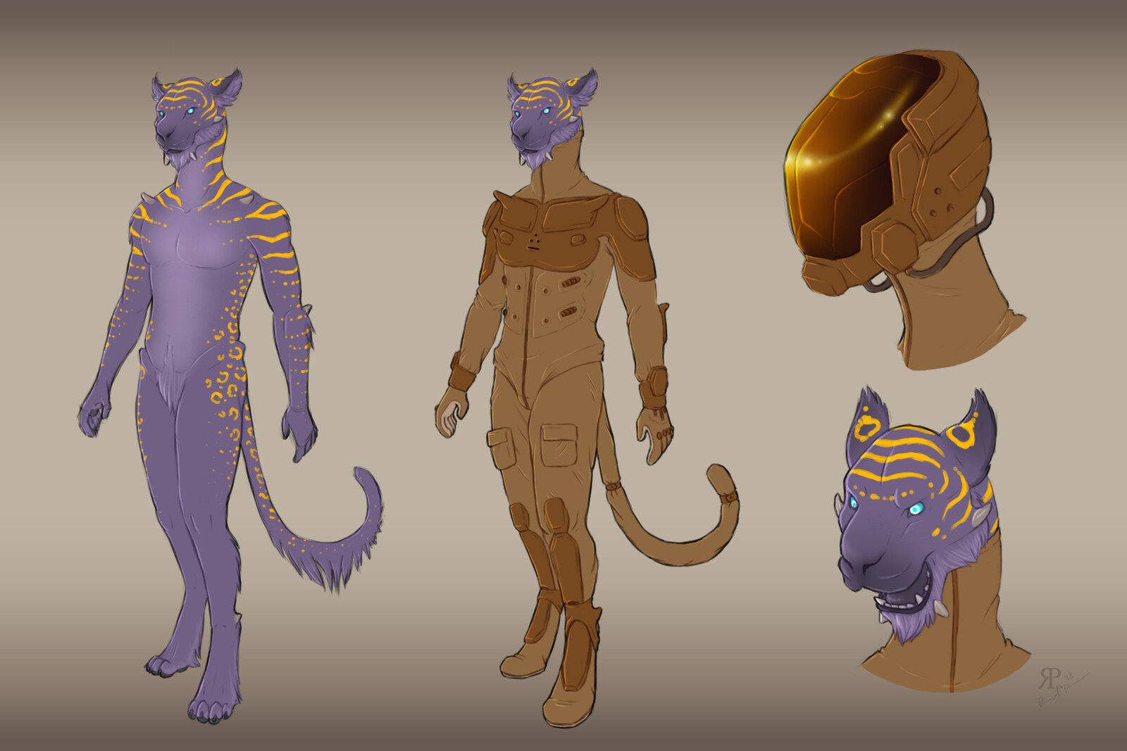 Artstation Alien Cat Concept Art Rotsuoy Wolfen