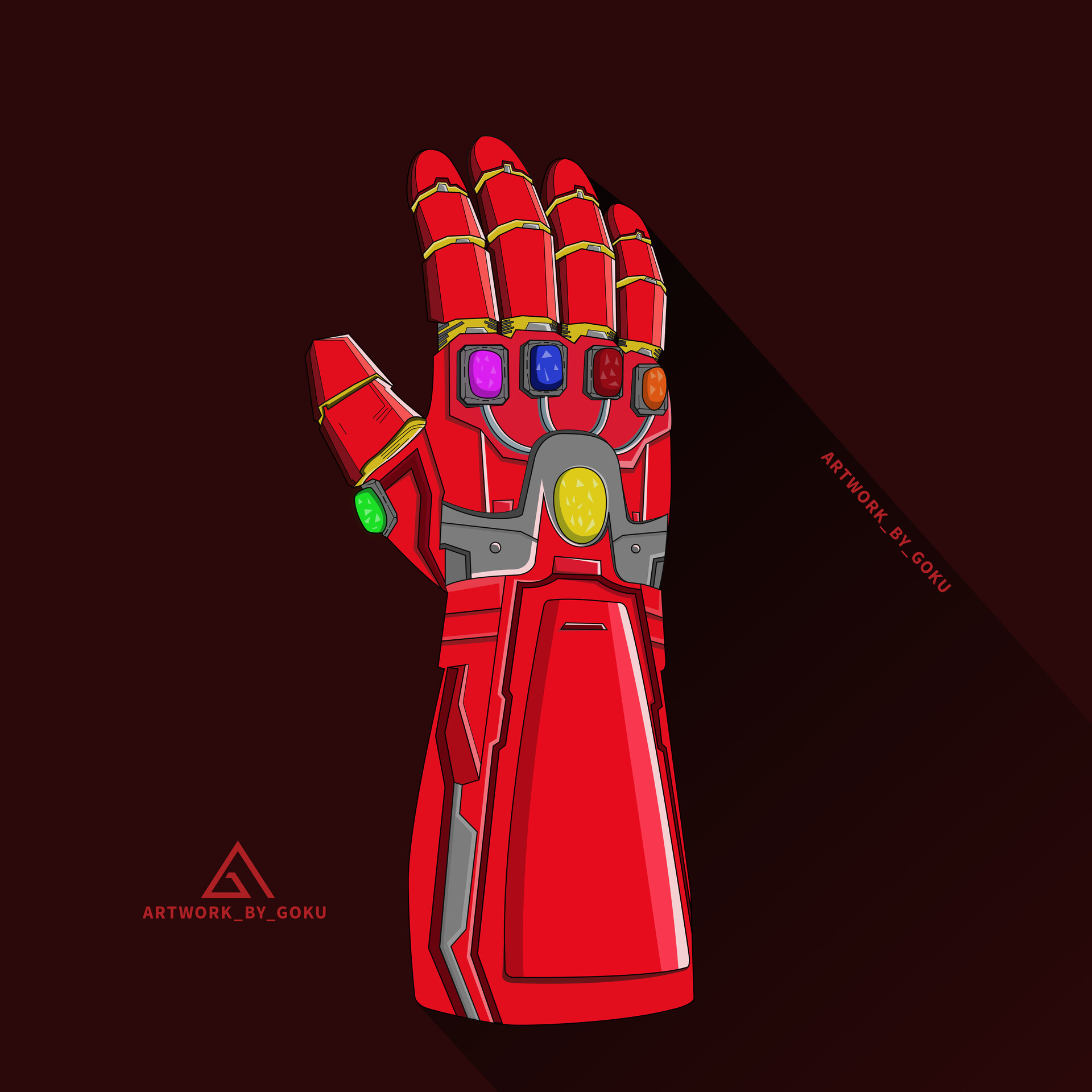 Artstation Iron Man Infinity Gauntlet Gokul Sharma