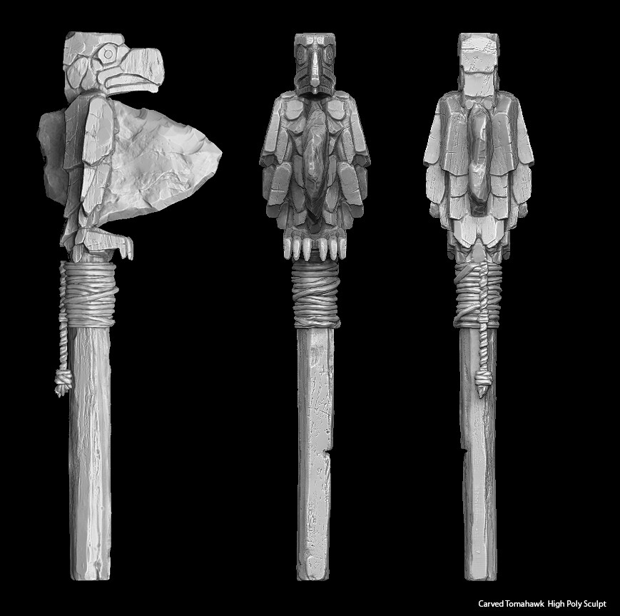 high poly sculpt