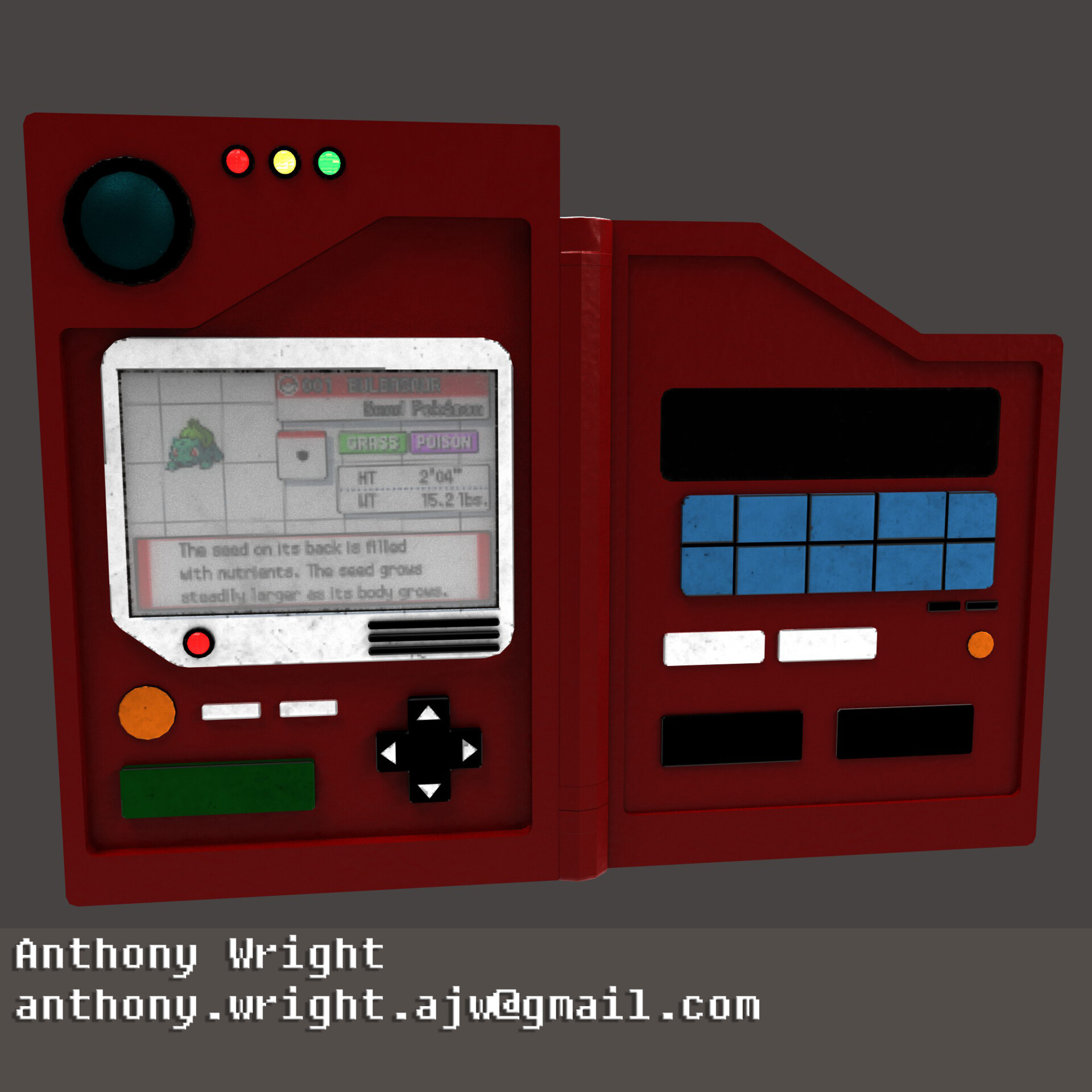 Anthony Wright - Kanto Pokedex