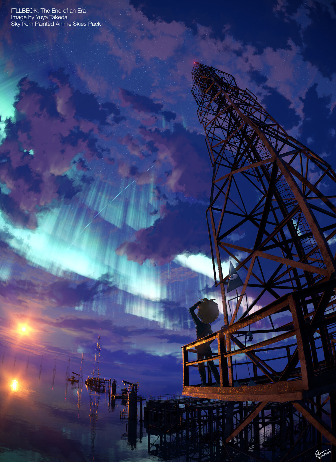 Image using the bonus dawn + aurora. (ITLLBEOK by Yuya Takeda)