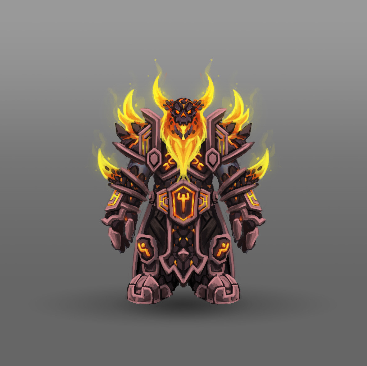 Shaman

Ragnaros is a big part of the Dark Iron lore, so I thought fire would be a good thing to design around.