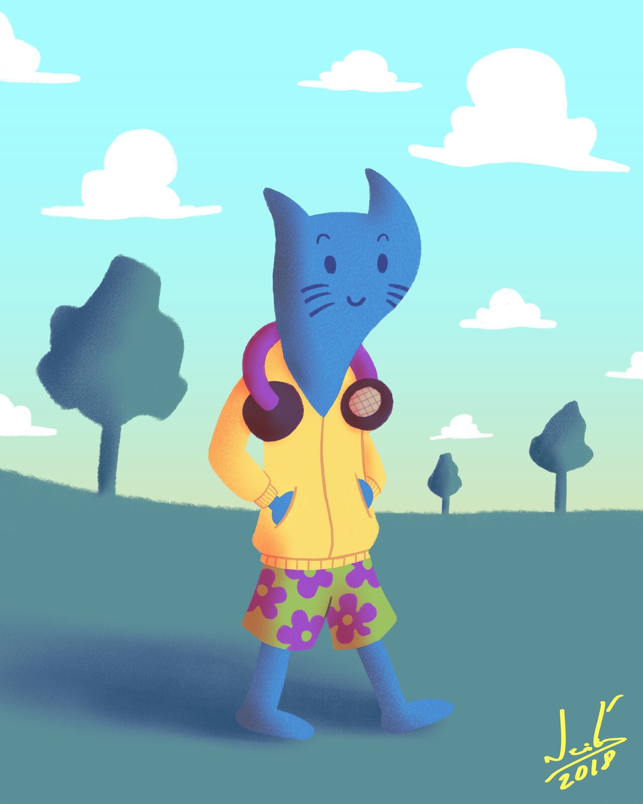 Blue kitten