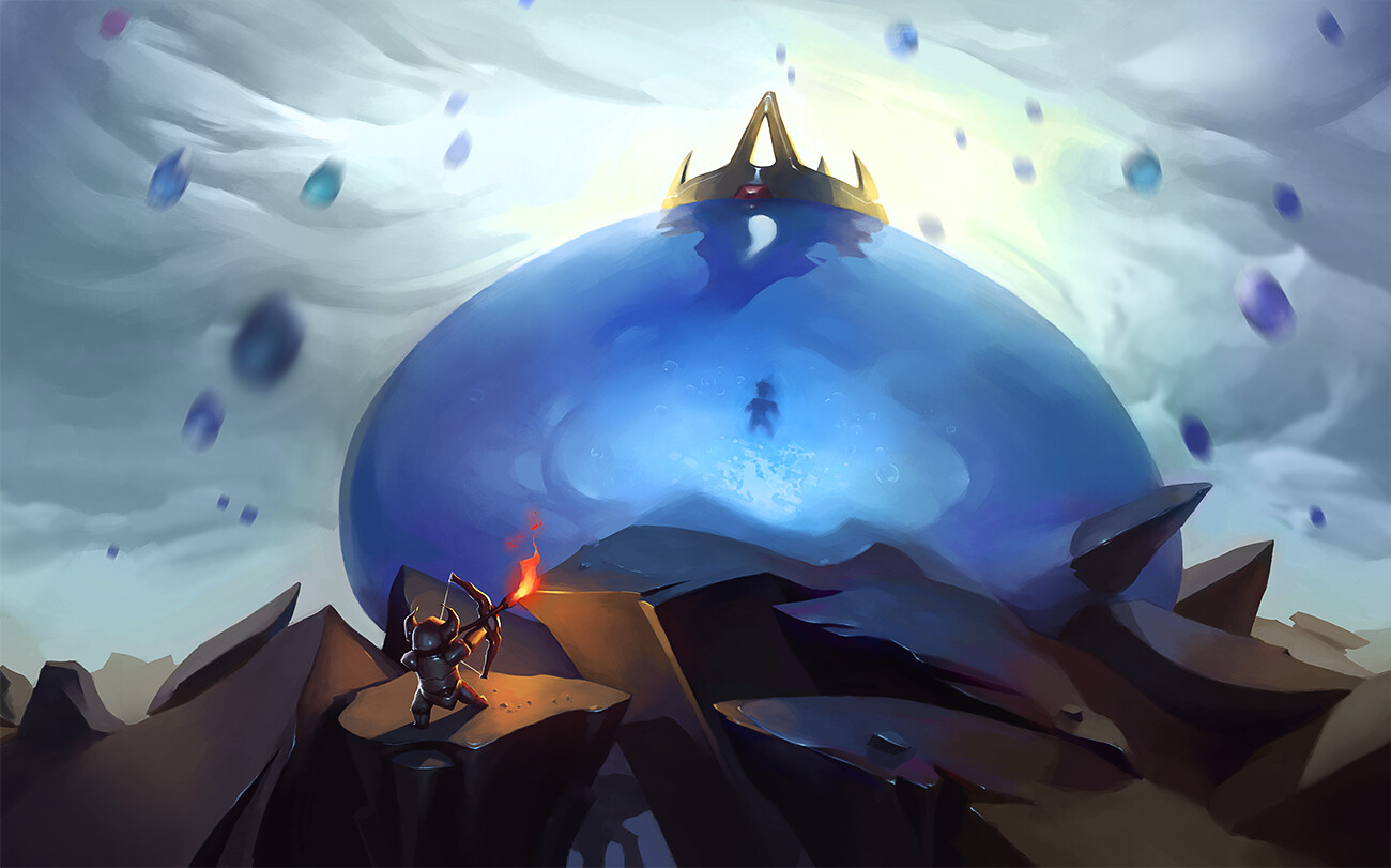 ArtStation King Slime, Samuel Raunila