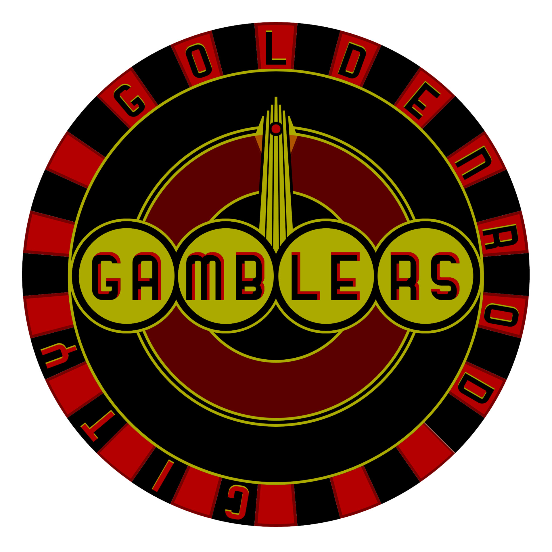 ArtStation - Goldenrod City Gamblers Logo