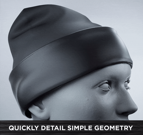 Save yourself some time and detail any piece of 3D geometry in seconds! 