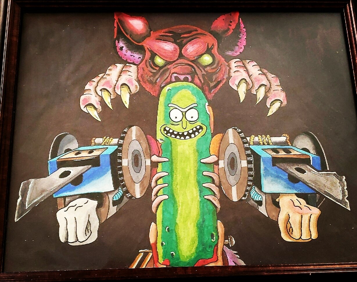 Artstation Pickle Rick Will Noonan