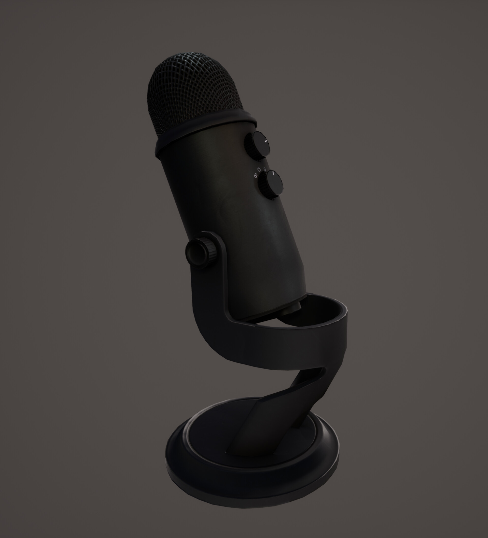 ArtStation - Blue Yeti USB Microphone / 3d model & render!