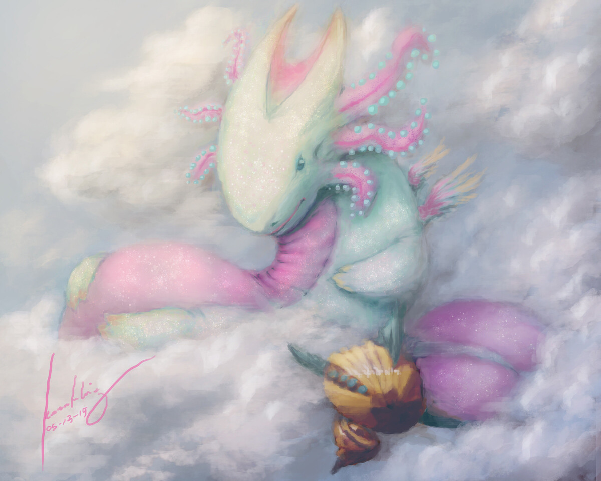 ArtStation Axolotl Dragon
