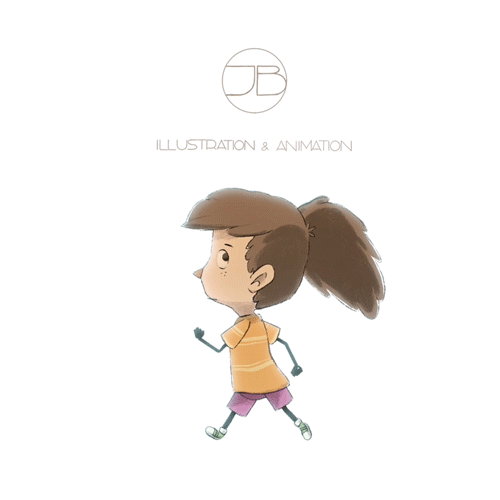 Cartoon Character Child Walk Cycle 3+ Hundred Baby Walking