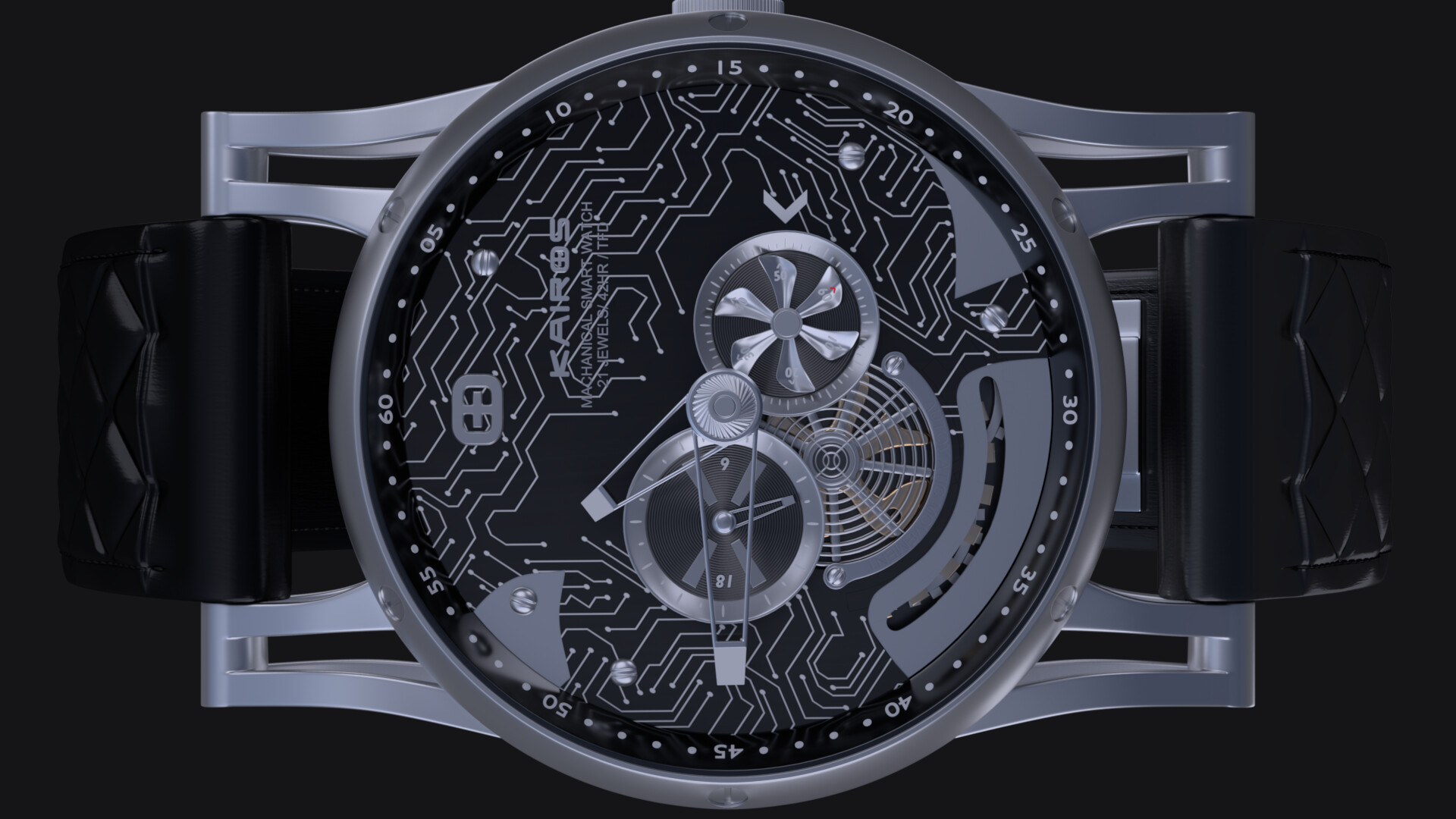 Kairos Smart Watch with Auto Mechanical Movement - Bonjourlife