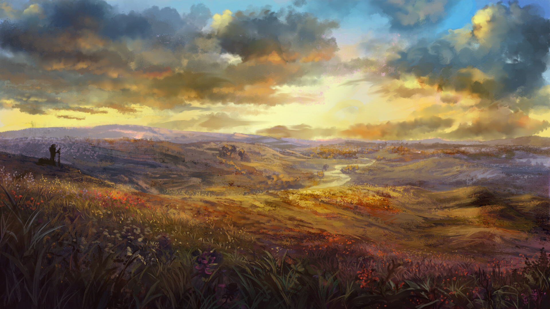 Artstation - Twillight Over The Moorlands