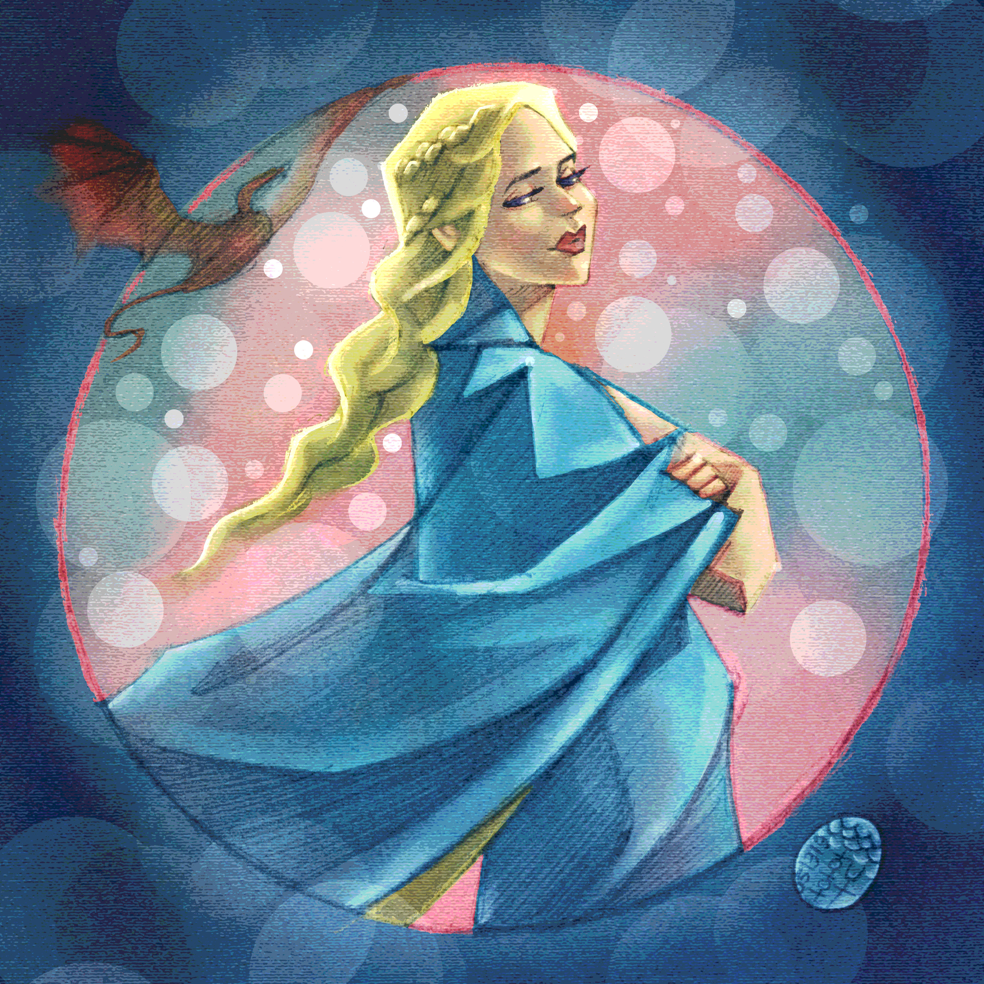 Daenerys in Blue