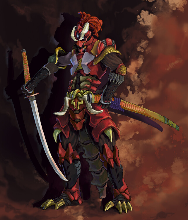 目貫　馬上の鎧武者、帆掛船上の武者 Modern Warriors do not rise to their level of expectations