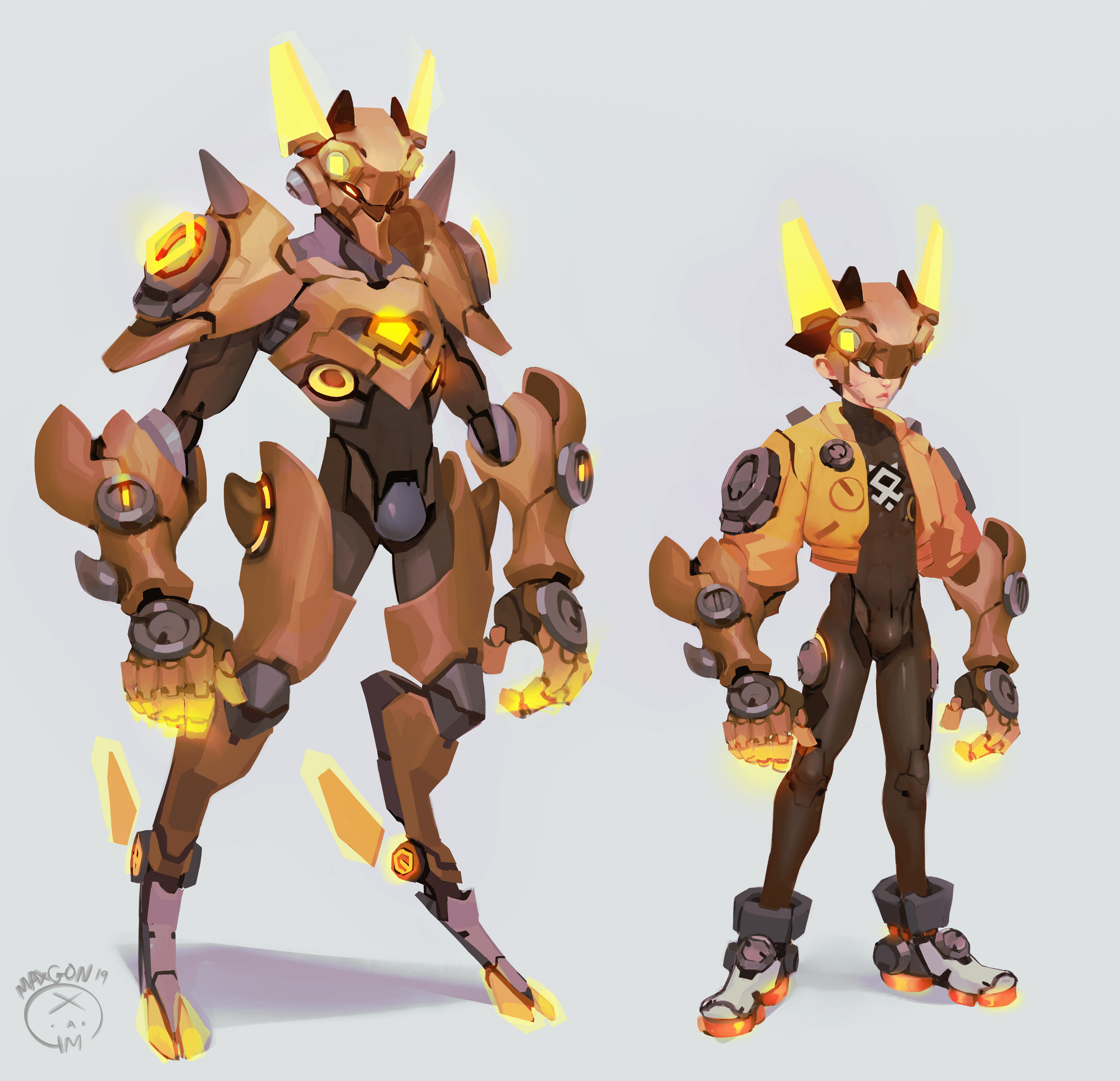 little bro exo suit max gon