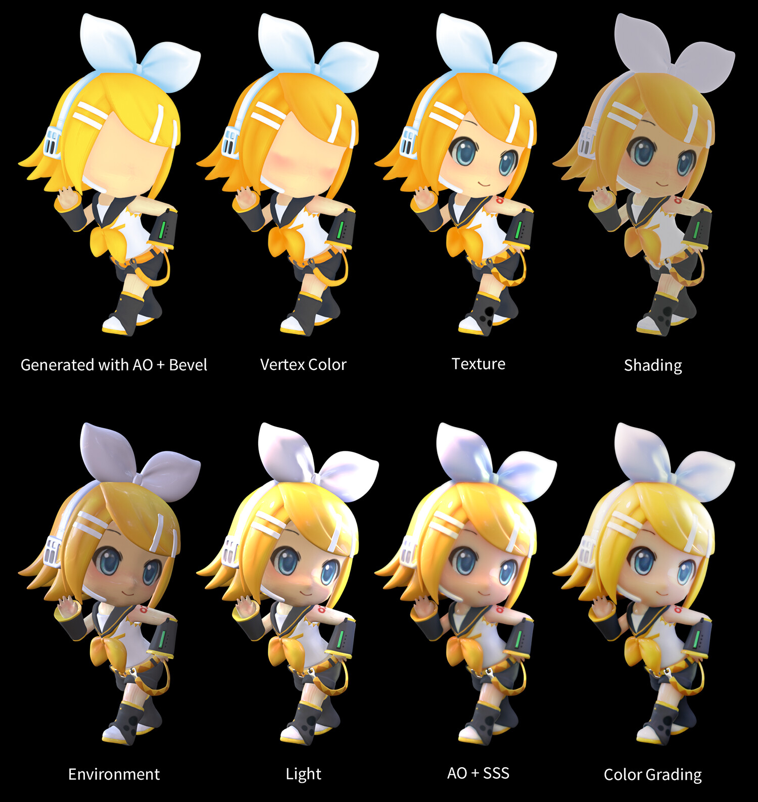 Vocaloid Rin Fanart Autumn Lee Vocaloid Fan Art Kagamine Rin autumn lee vocaloid fan art