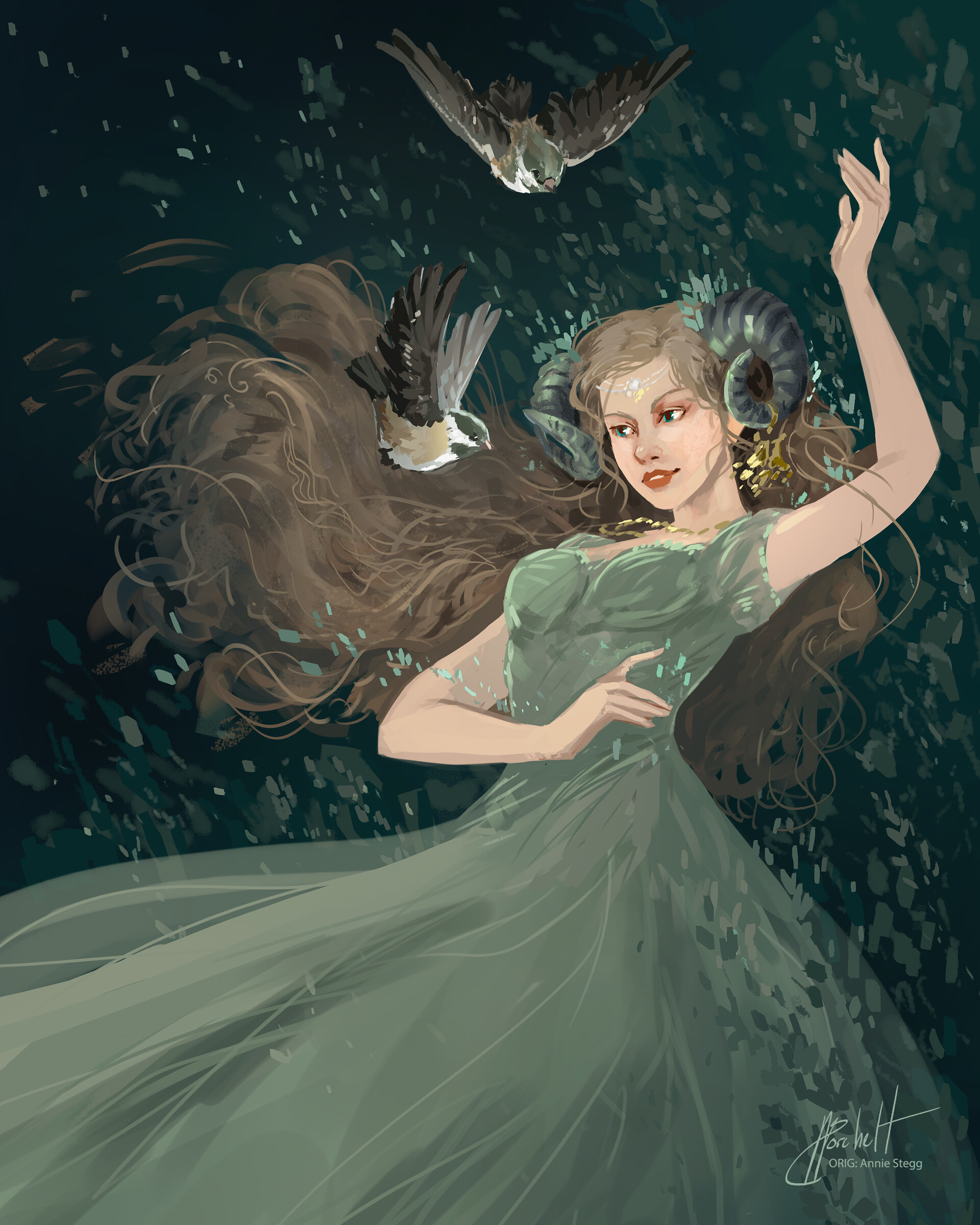 Artstation Princess Cordelia April Borchelt