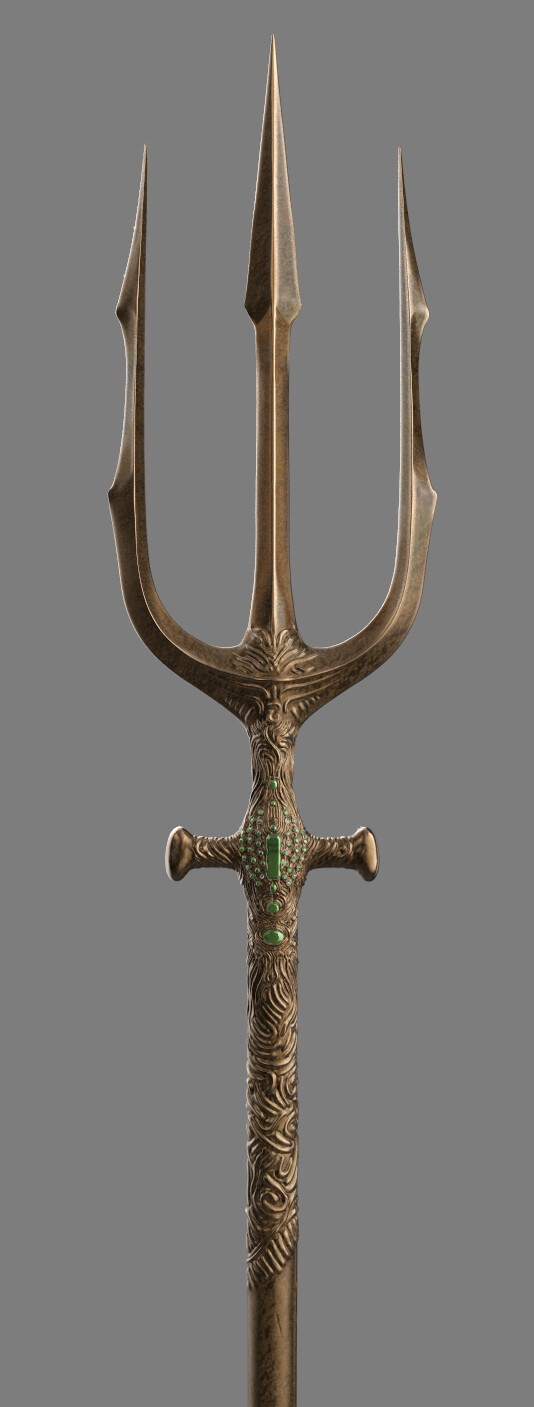 Artstation Aquaman Trident ron Sims Creative