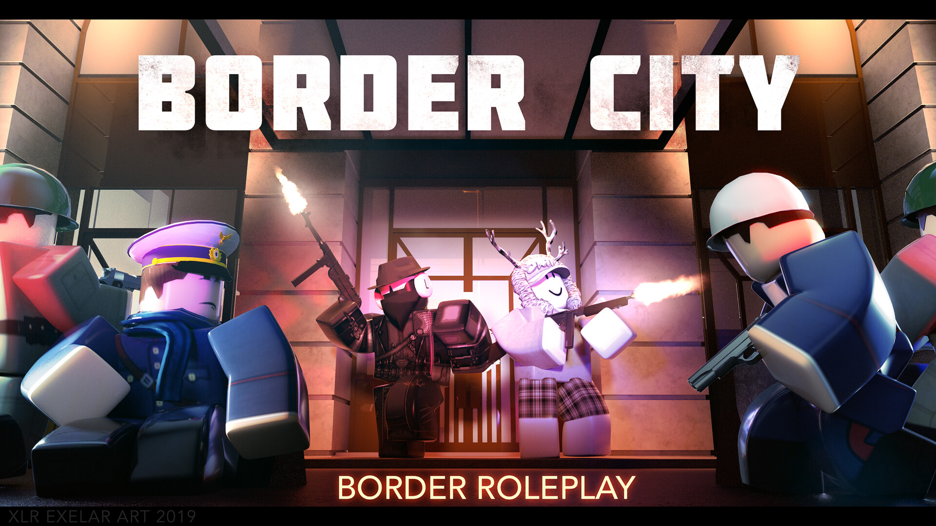 Artstation Border City Exelar Xlr - border city roblox