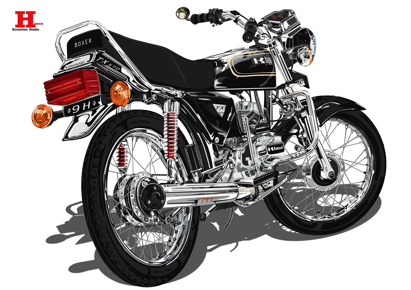Bajaj kawasaki on sale 100cc